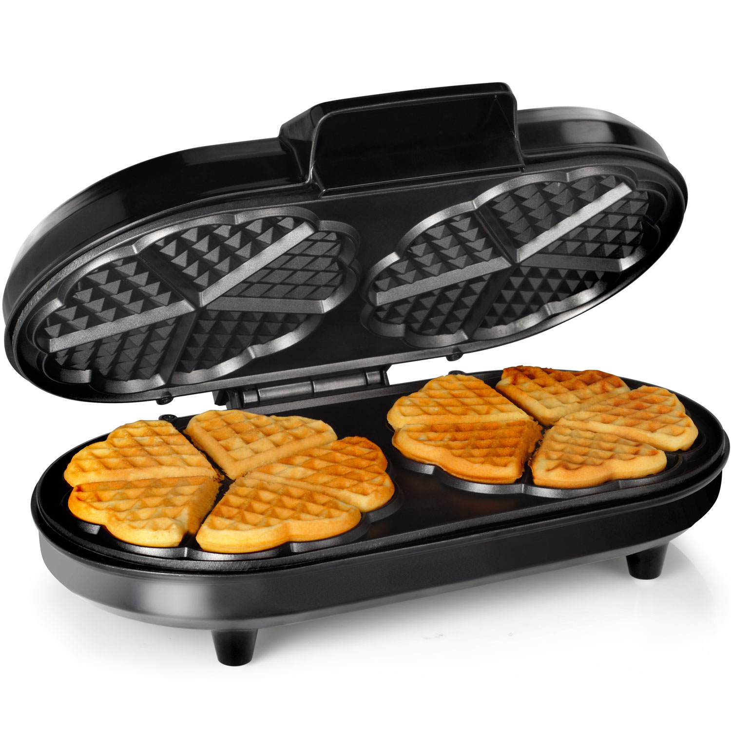 Våffeljärn Tristar Hjärtformade 1200W WF-2120 med Justerbar Termostat - Svart