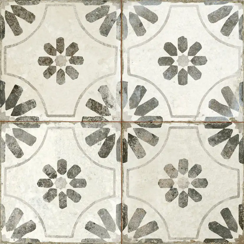 Klinker Tenfors FS Blume Black 45x45 cm