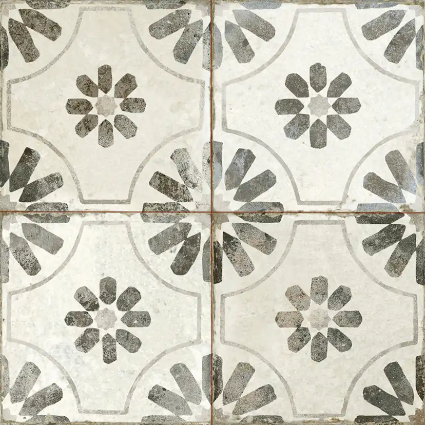 Klinker Tenfors FS Blume Black 45x45 cm