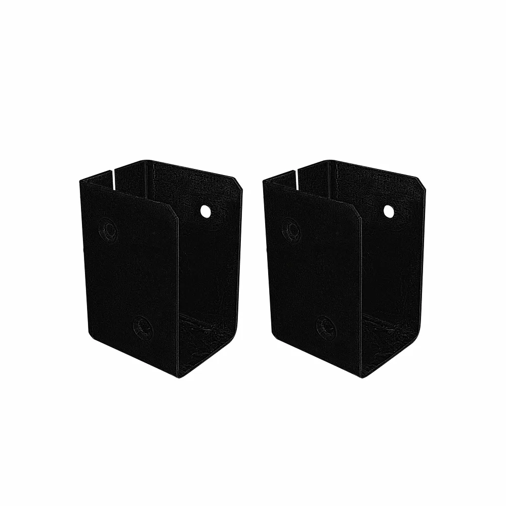 Balkbeslag PLUS Cubic till 4,5x9 cm Balkar Svart 2-pack