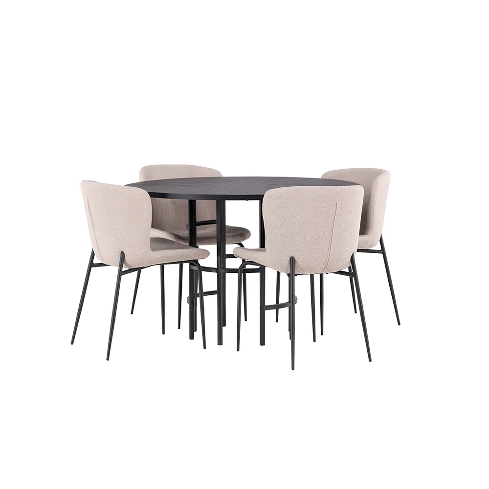 Svart/Beige