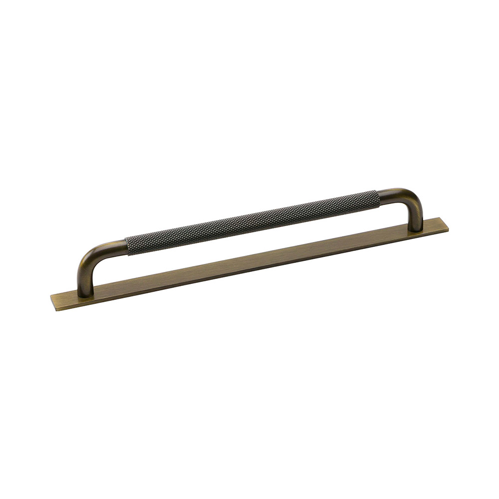 Handtag Helix/bricka-224 antik brons Antik Brons, Längd: 266 mm