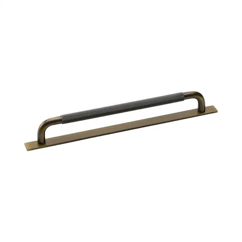 Handtag Helix/bricka-224 antik brons Antik Brons, Längd: 266 mm