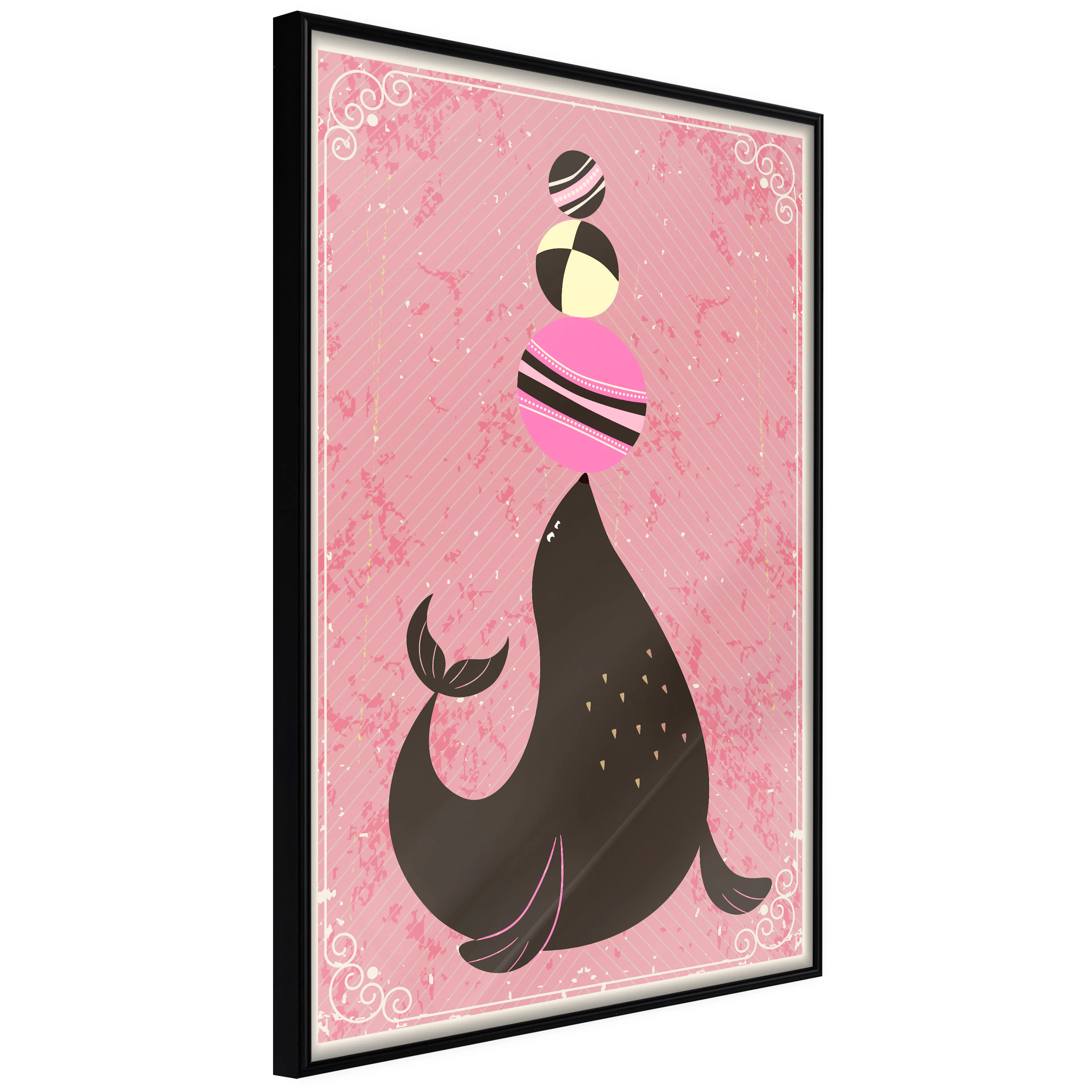 Affisch - Seal [Poster] 20x30 Svart ram, 20x30 cm