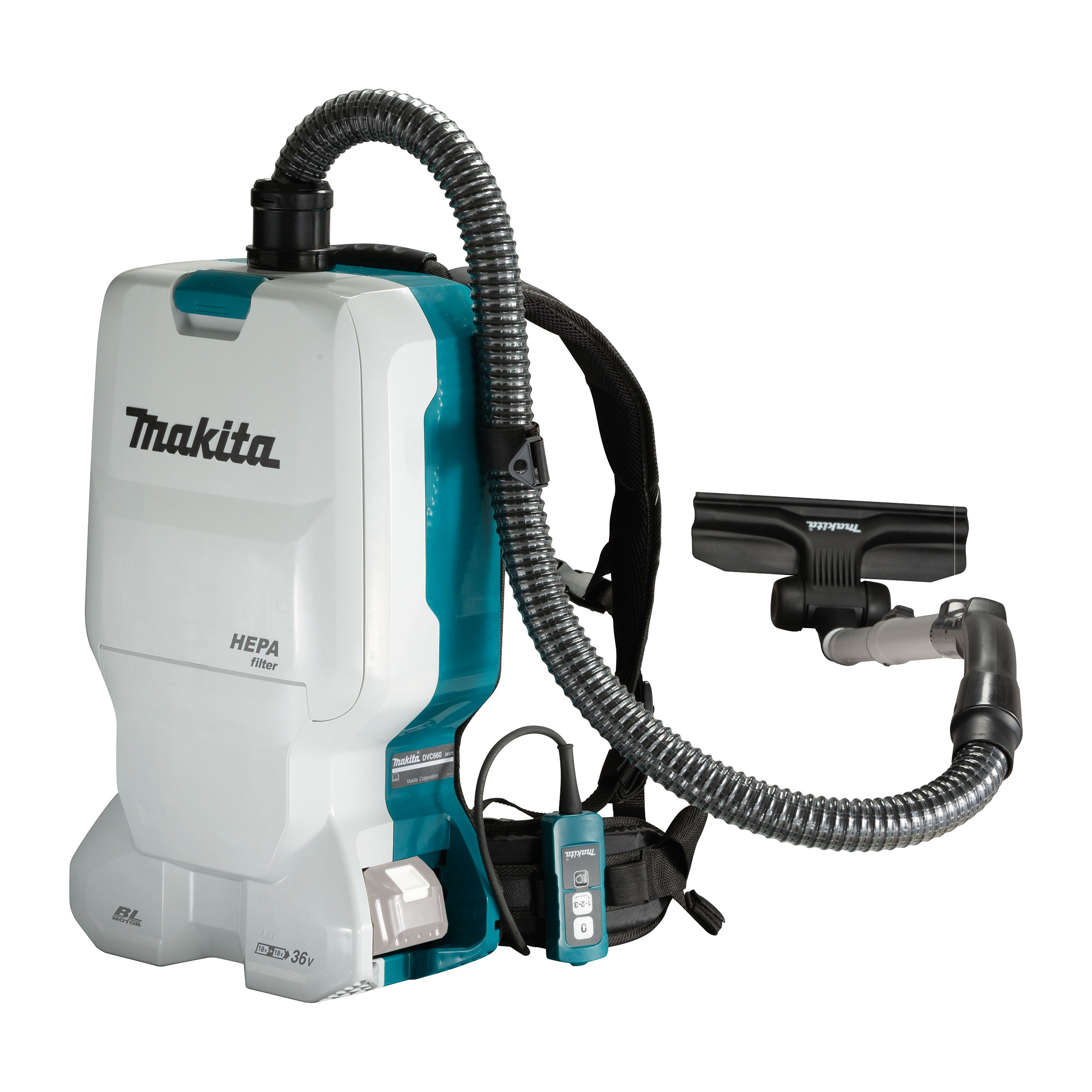 Ryggdammsugare Makita LXT DVC660Z Dammsugare Utan Batteri & Laddare 6L