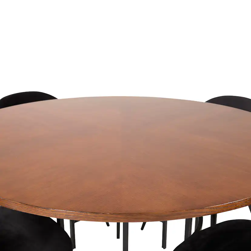 Matgrupp furniture/fashion Copenhagen med 4 Valentina Sammet Stolar