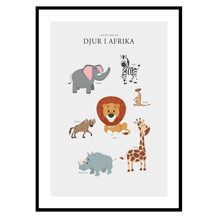 Poster Gallerix Djur I Afrika