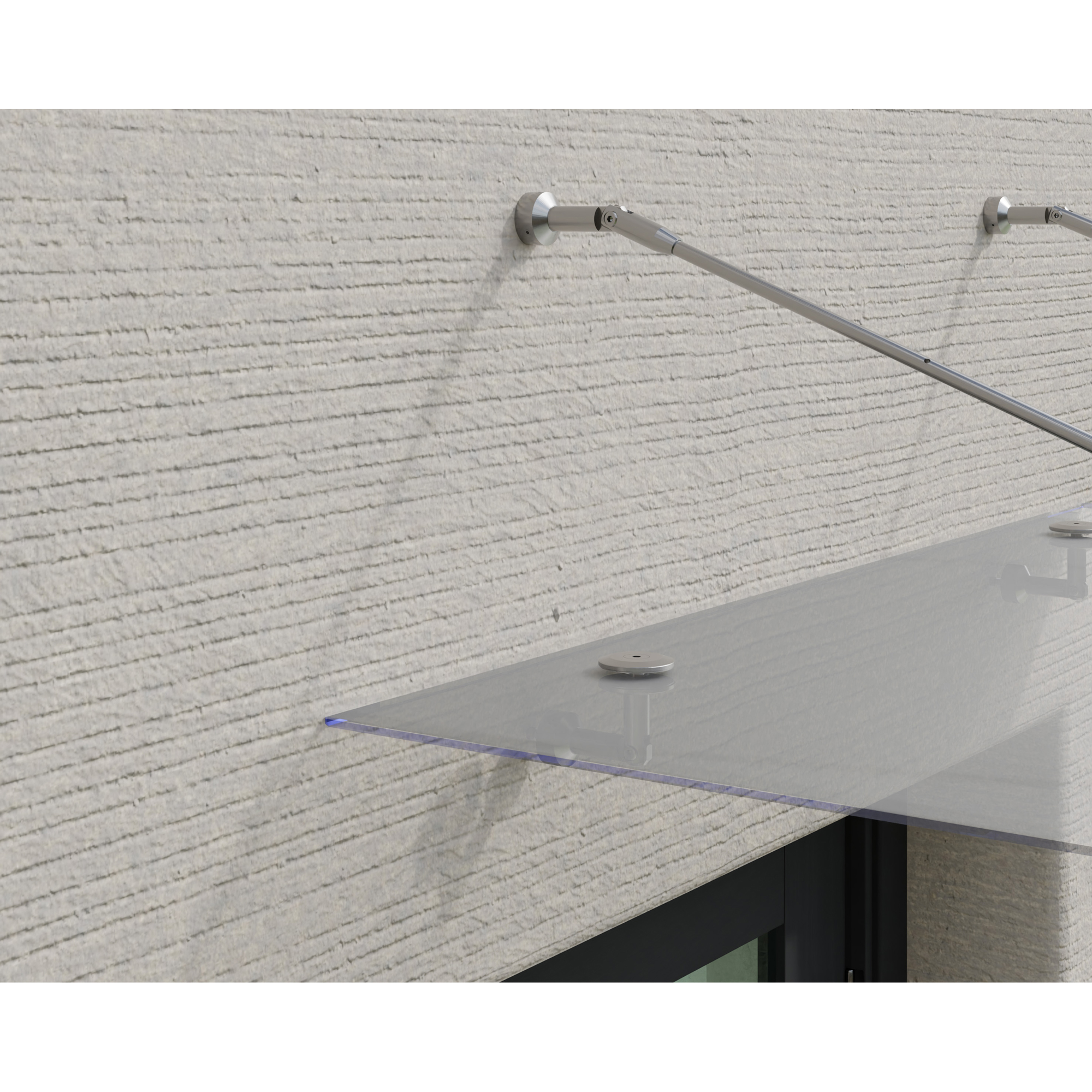 Entrétak Canopia by Palram Taurus Klar Silver 0,9 X 1,5 m