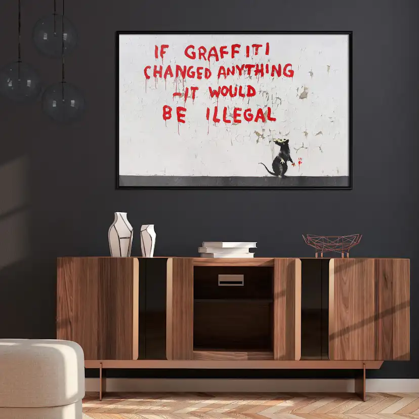 Poster Artgeist Affisch Quotes Graffiti