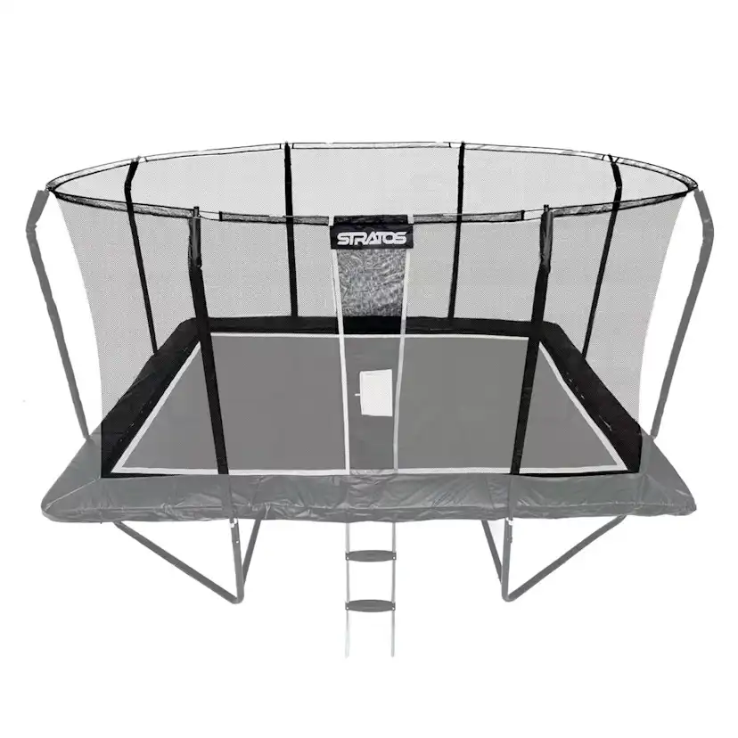 Säkerhetsnät Stratos till Rektangulär Studsmatta 277x477 cm Premium Black Line
