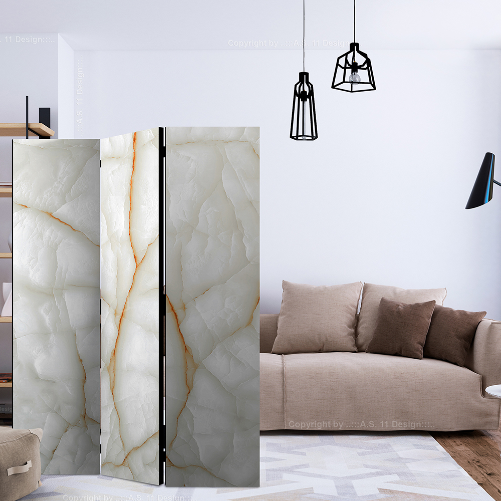 Rumsavdelare Skärmvägg Arkiio White Marble 135x172 cm