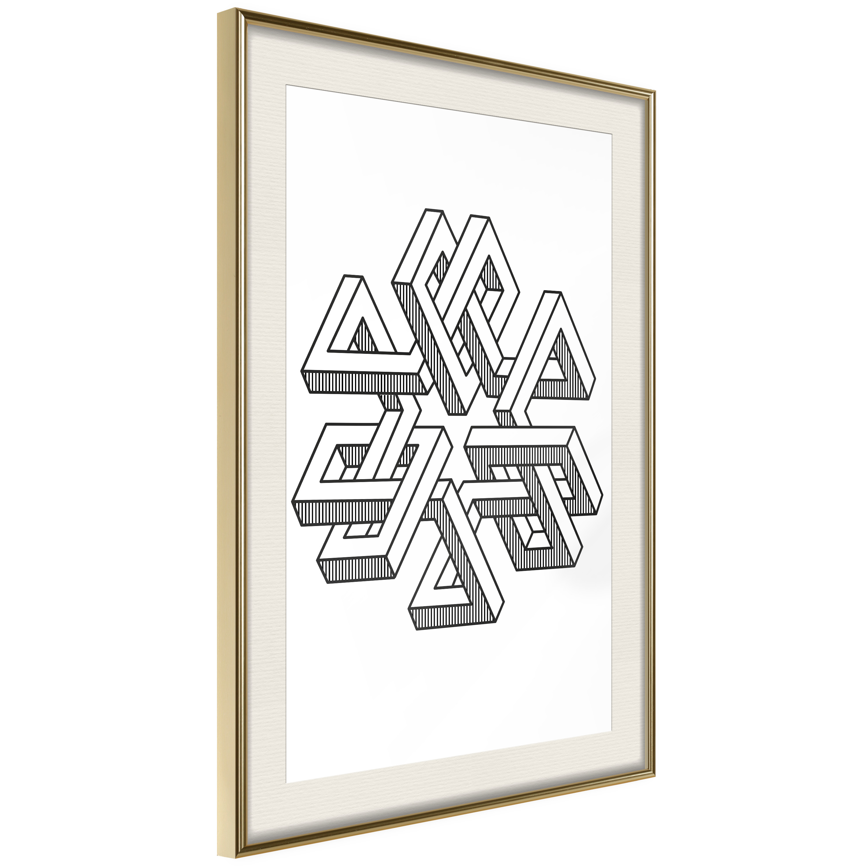 Poster Artgeist Affisch Geometric Clover