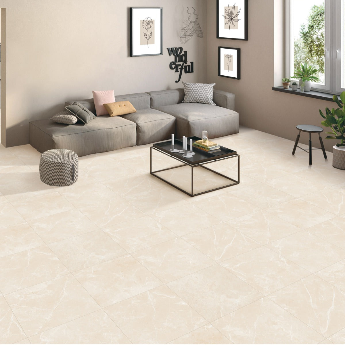 Klinker Tenfors Pulpis Pearl Marmor Matt 60x60