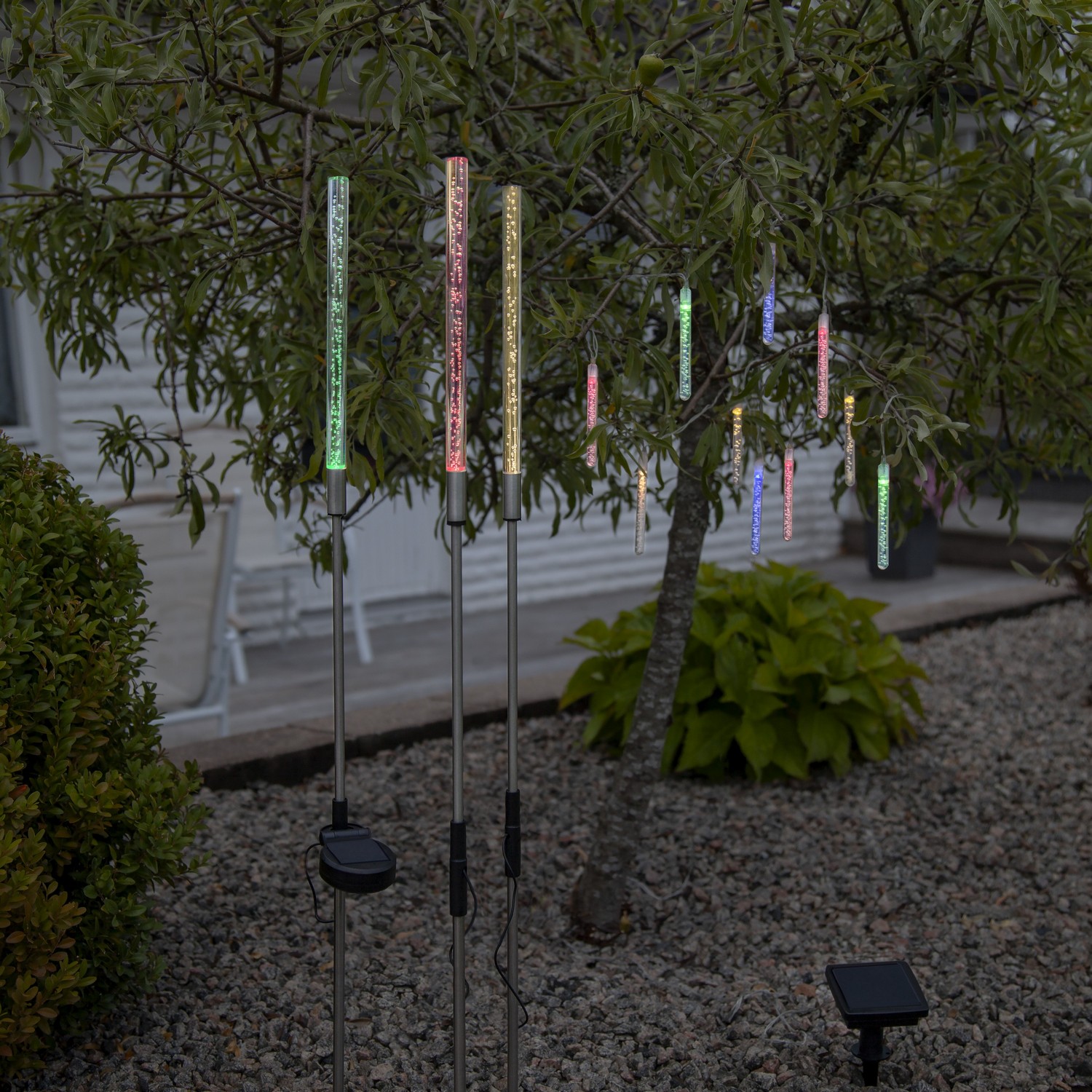 Solcellsdekoration Star Trading Bubbly 3-pin