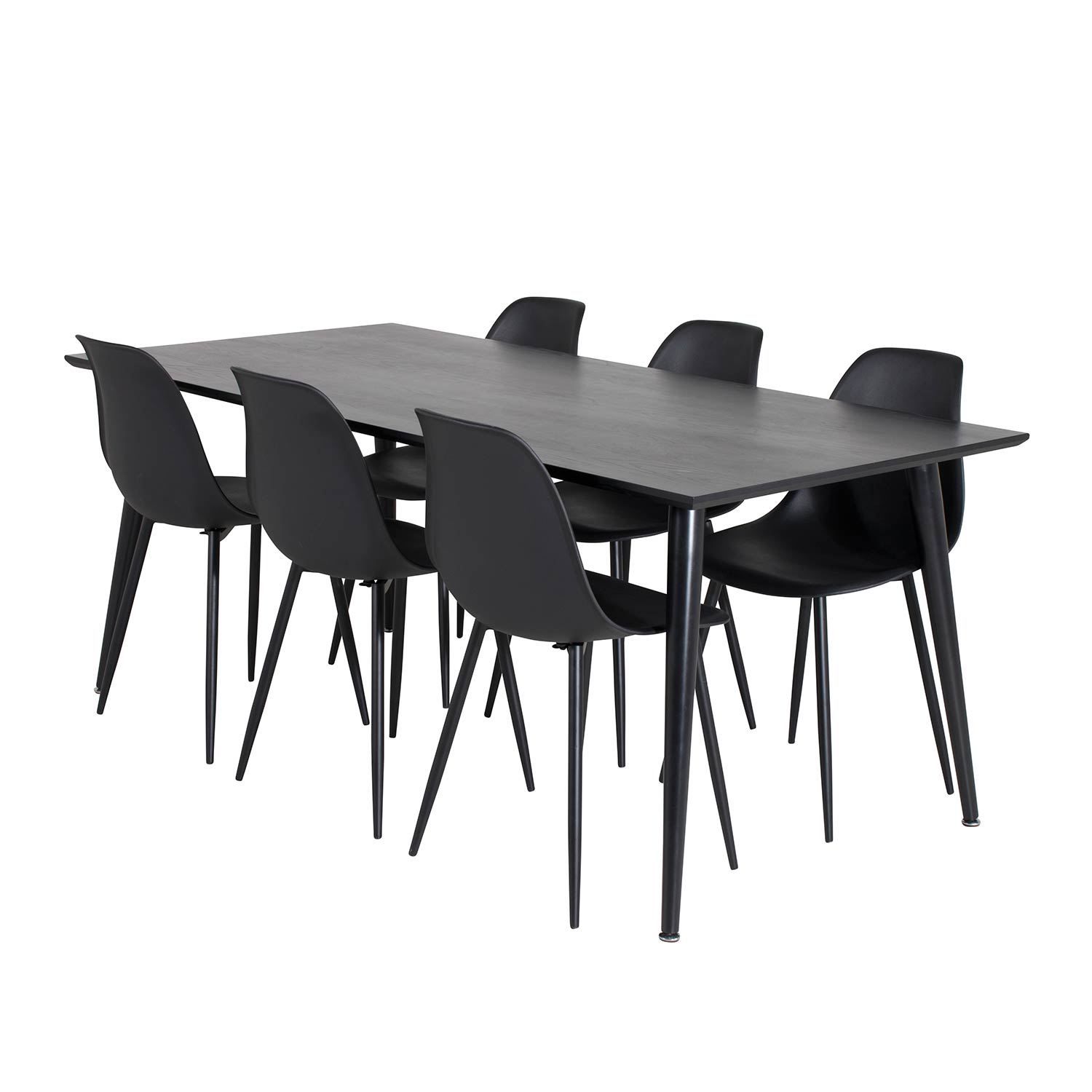 Matgrupp Venture Home Dipp med 6 Polar Plast Stolar