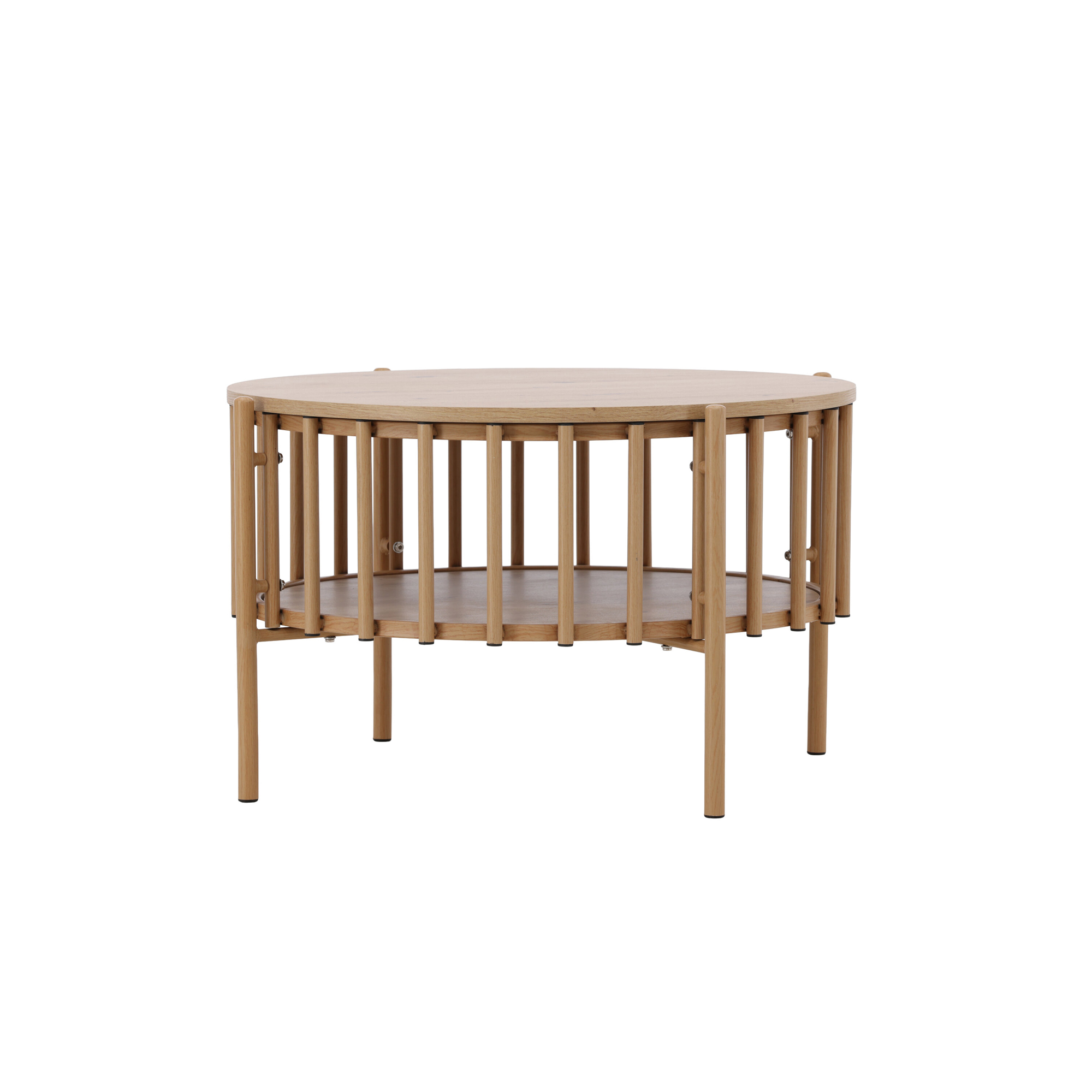 Soffbord Venture Home Rubbo Ø80x50 cm med Förvaring