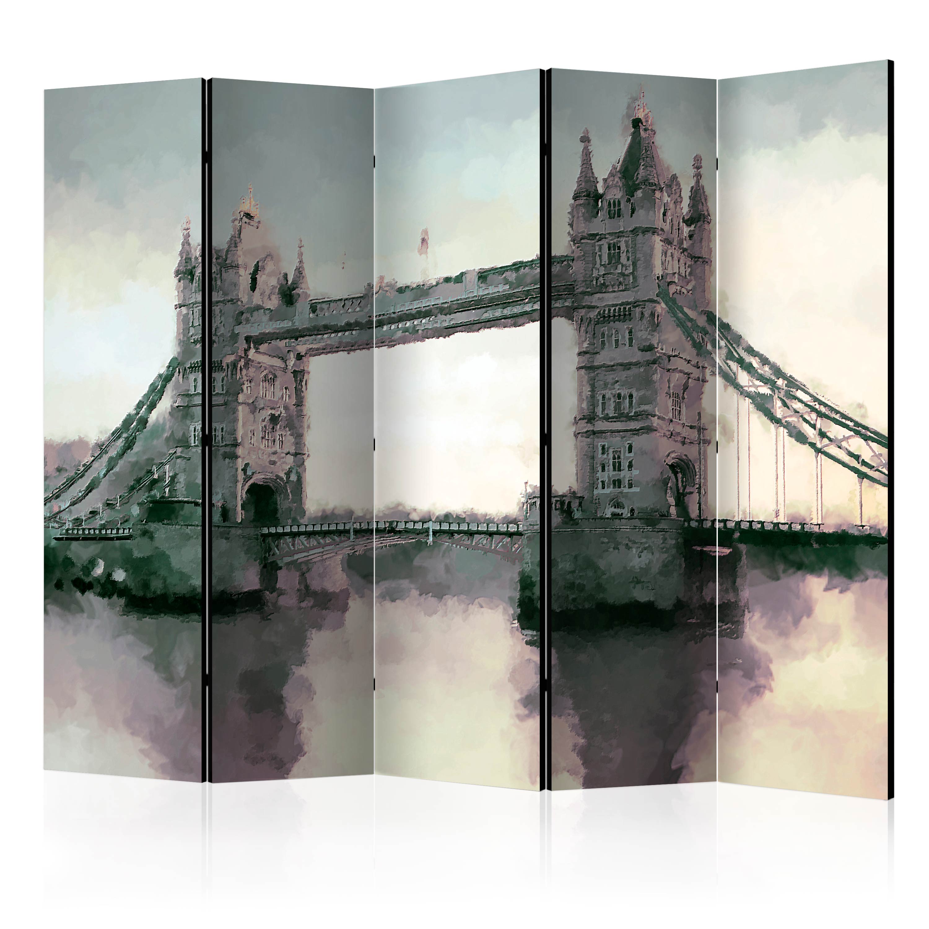 Rumsavdelare Skärmvägg Arkiio Victorian Tower Bridge II 225x172 cm