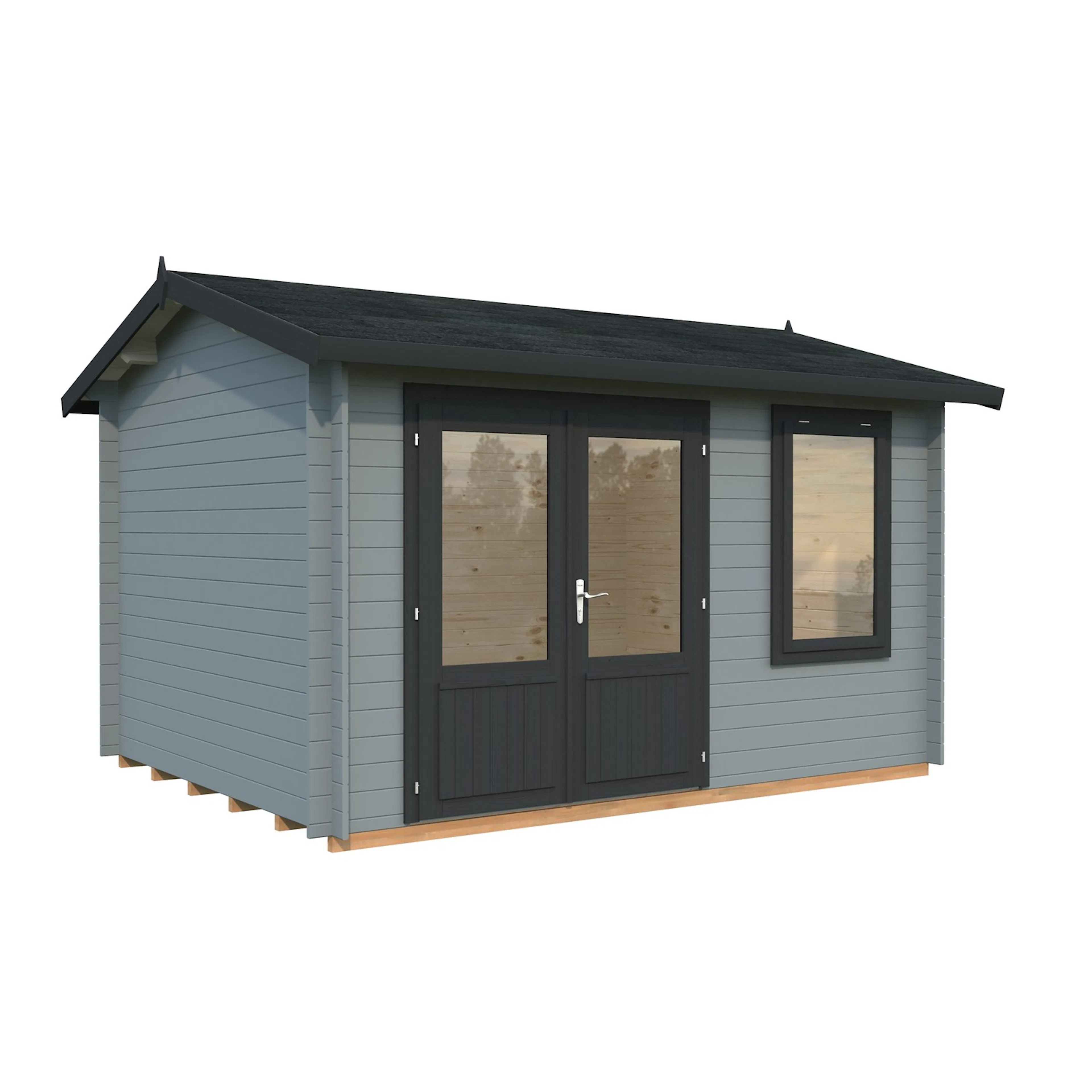 Iris 9,6 m2 PNT7042A2 Ljusgrå/Antracit