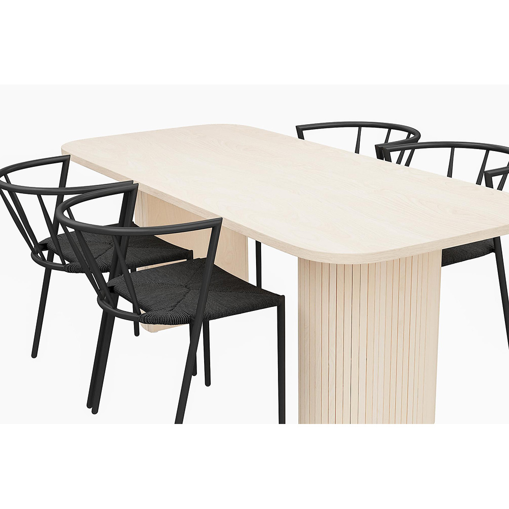 Matgrupp In Living Kopparbo med 4 st Winston stolar