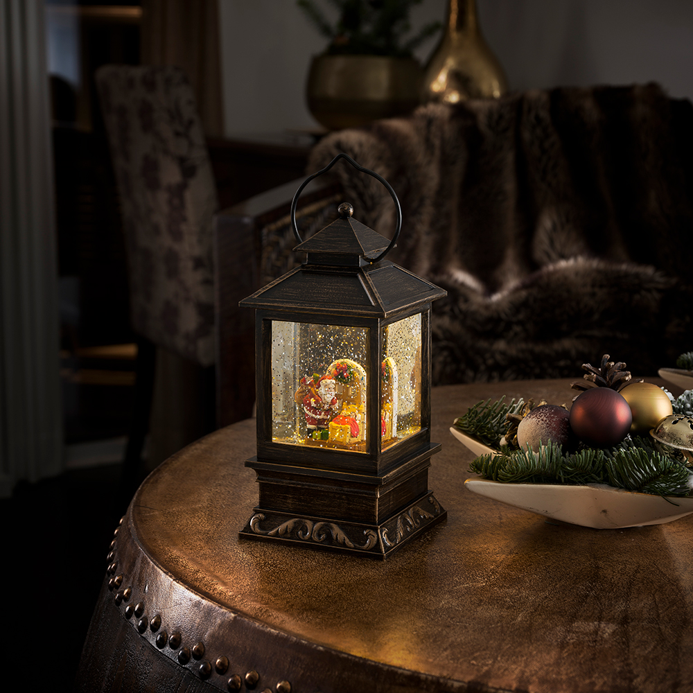 Snöglob Gnosjö Konstsmide Vattenfylld Minilykta Tomte LED 3x AA