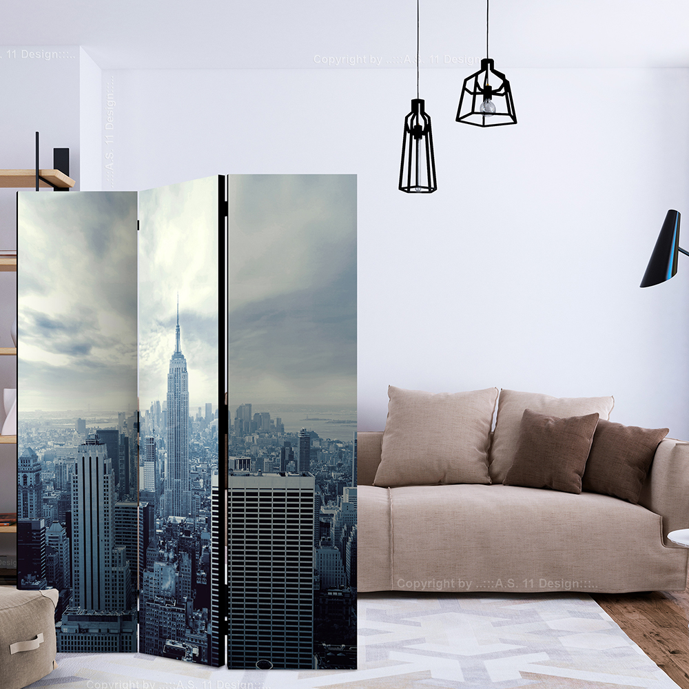 Rumsavdelare Skärmvägg Arkiio Blue York 135x172 cm