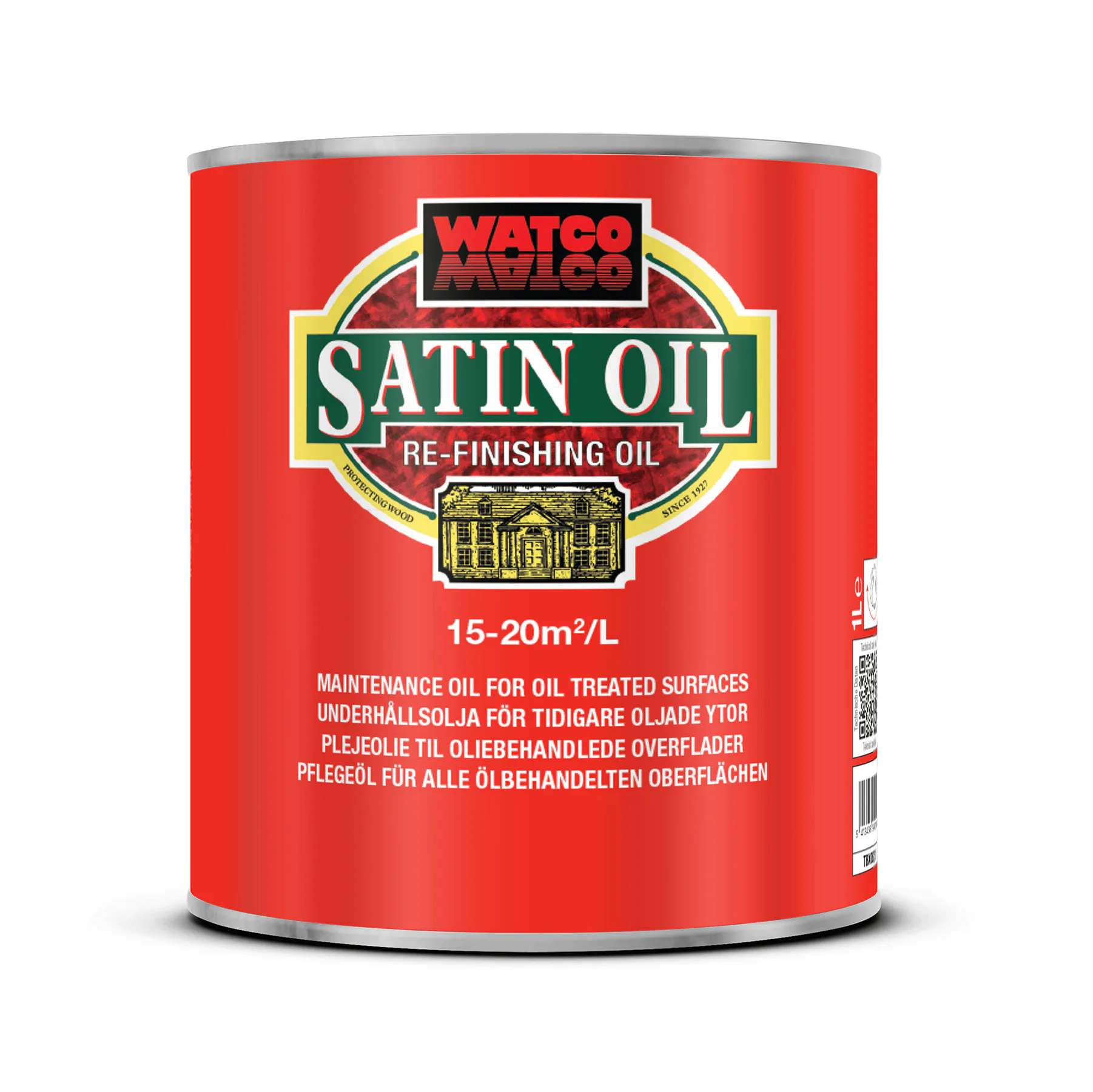 Underhållsolja Timberex Satin Oil 1 l