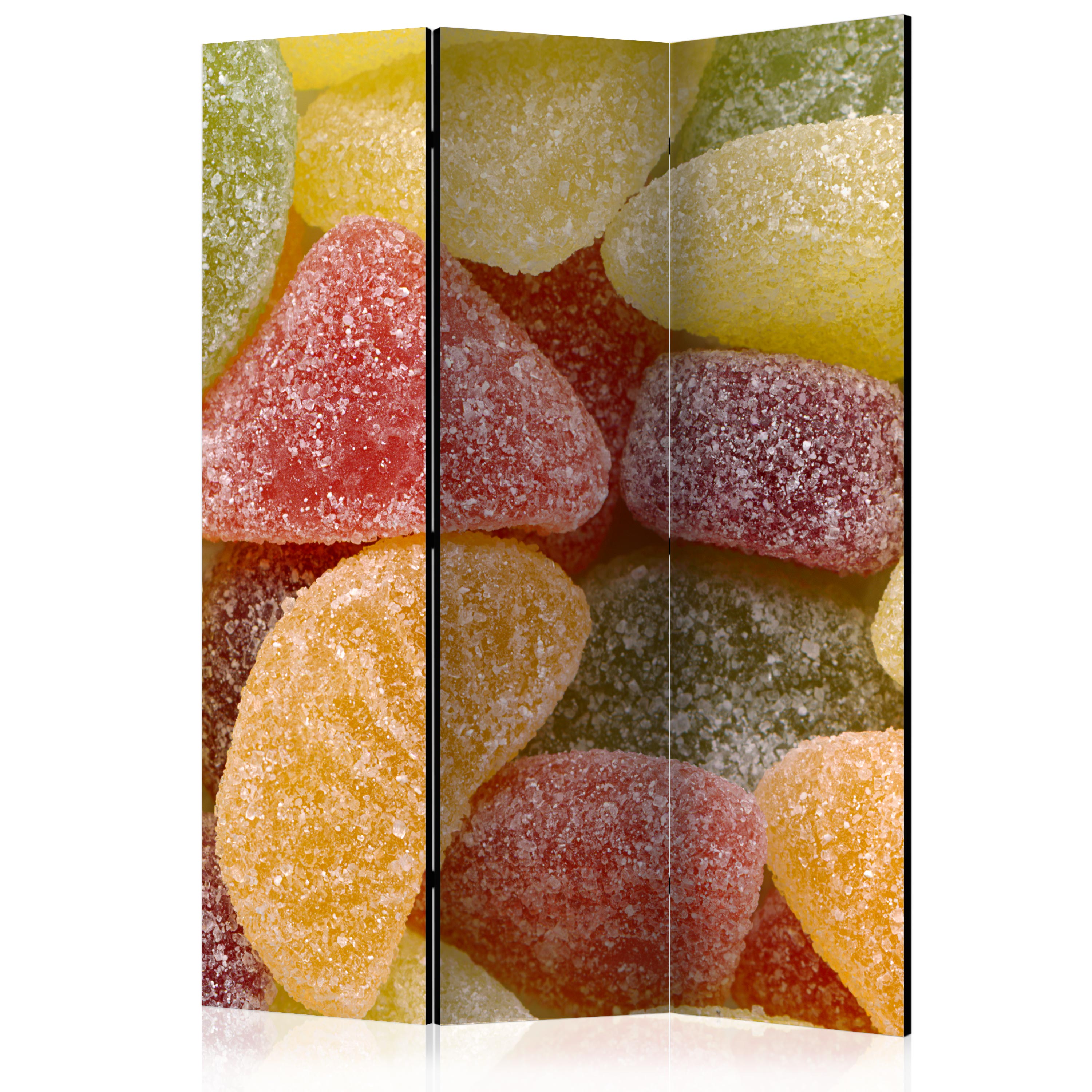 Rumsavdelare Skärmvägg Arkiio Tasty Fruit Jellies 135x172 cm