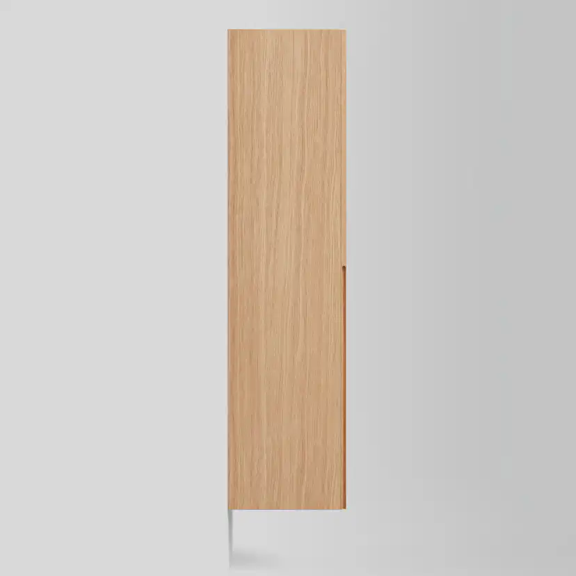 Högskåp Grip 40/40 Natural Oak, 5 Hy, Hö Färg: Natural Oak, Hägning: Höger