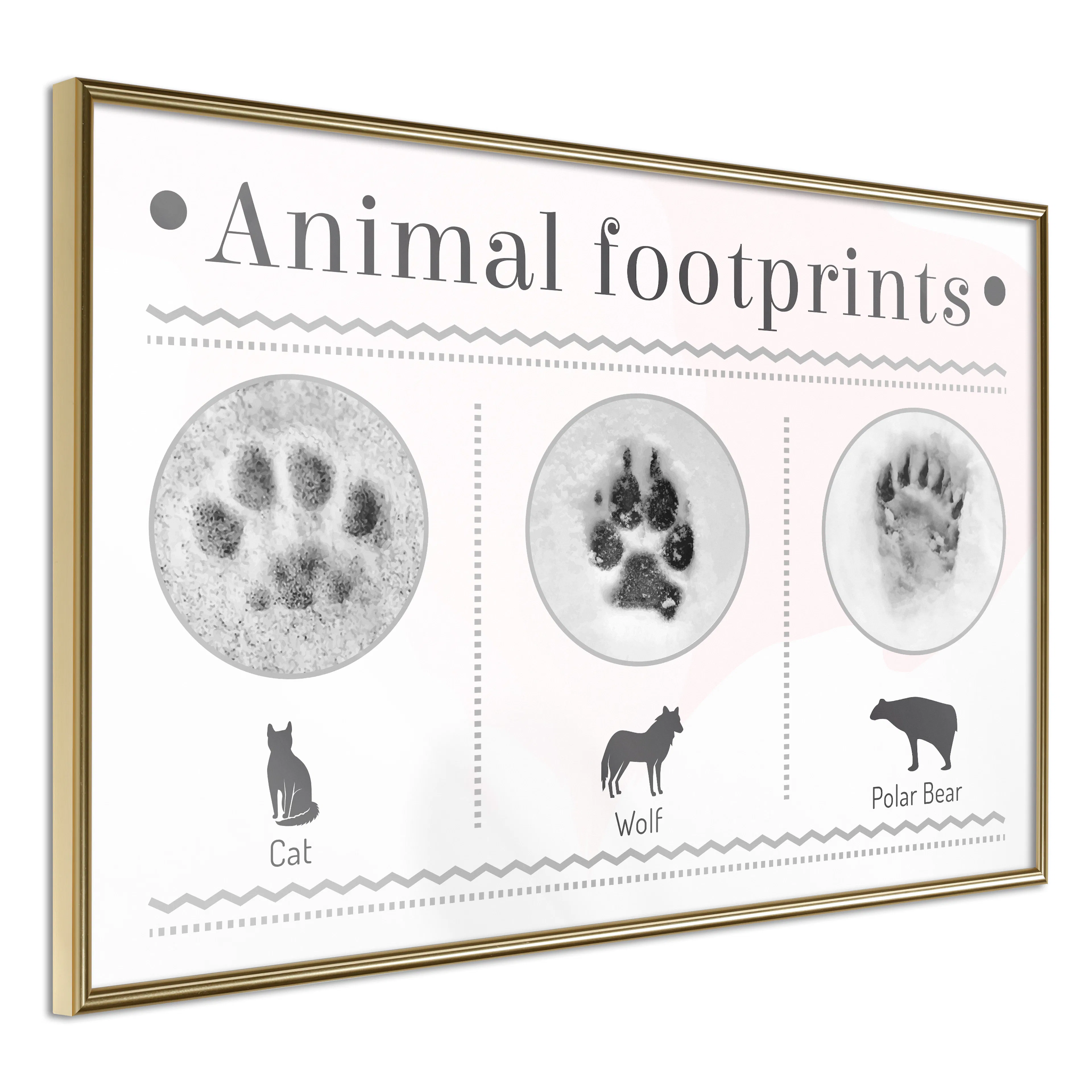Poster Artgeist Affisch Footprints