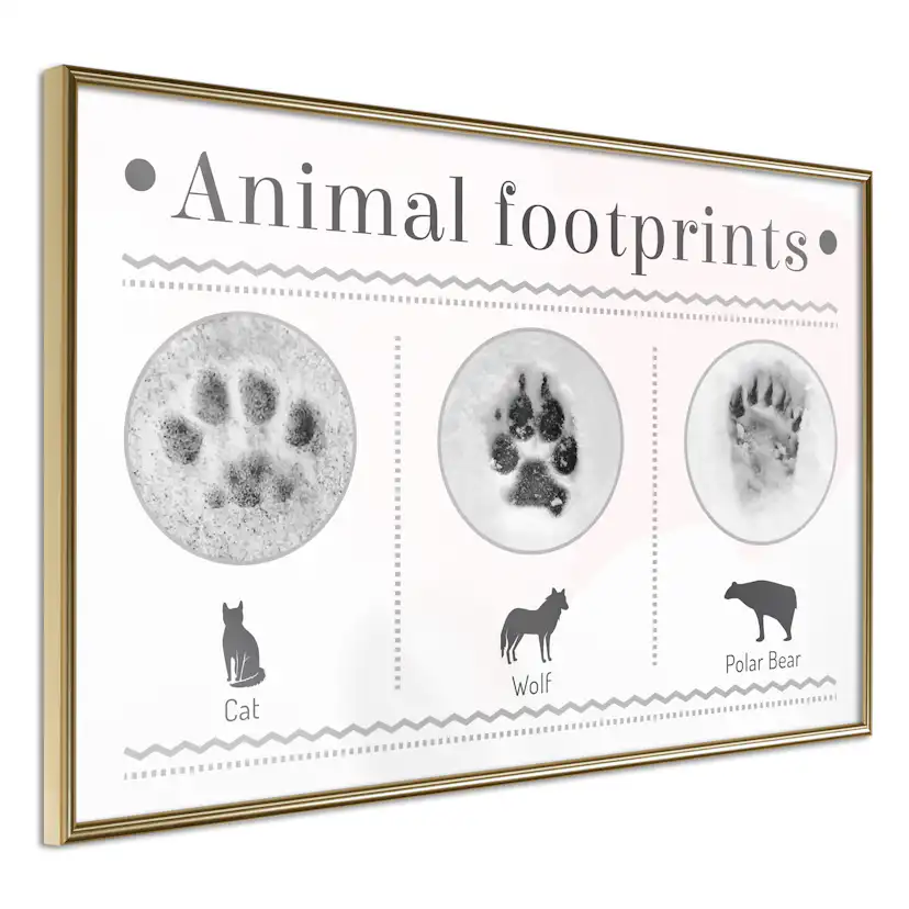 Poster Artgeist Affisch Footprints