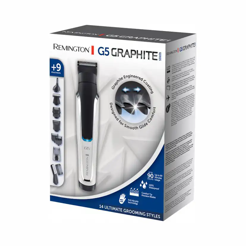 Trimmer Remington PG5000 Graphite Series G5 Vattentät Skägg- & Hårtrimmer