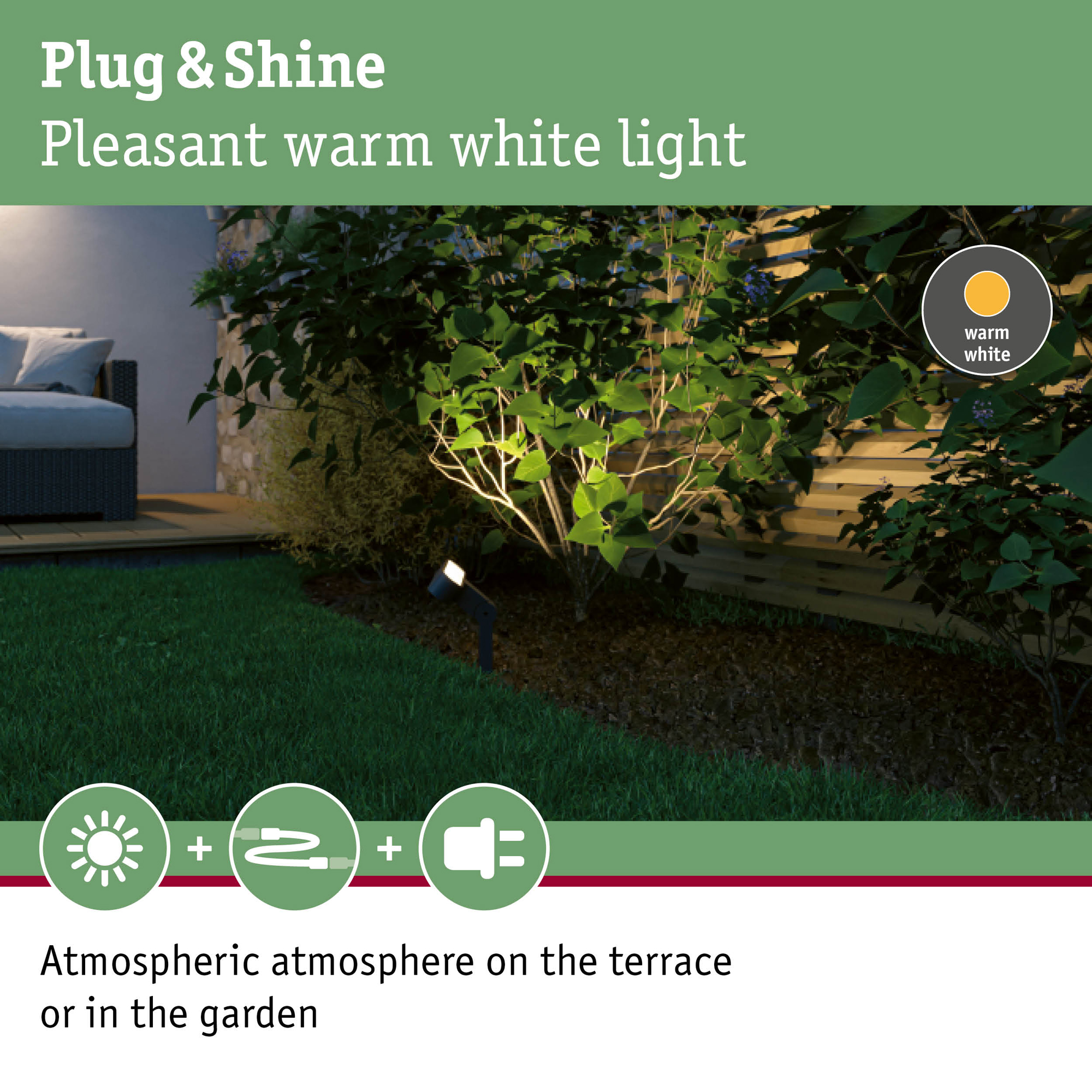 Spotlight Paulmann Ito Plug & Shine LED IP65 24V