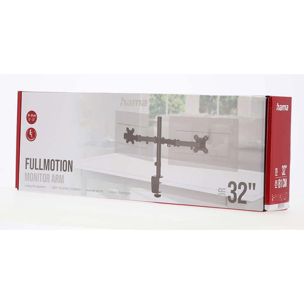 Monitorfäste Hama För Två Bildskärmar 13- 32"