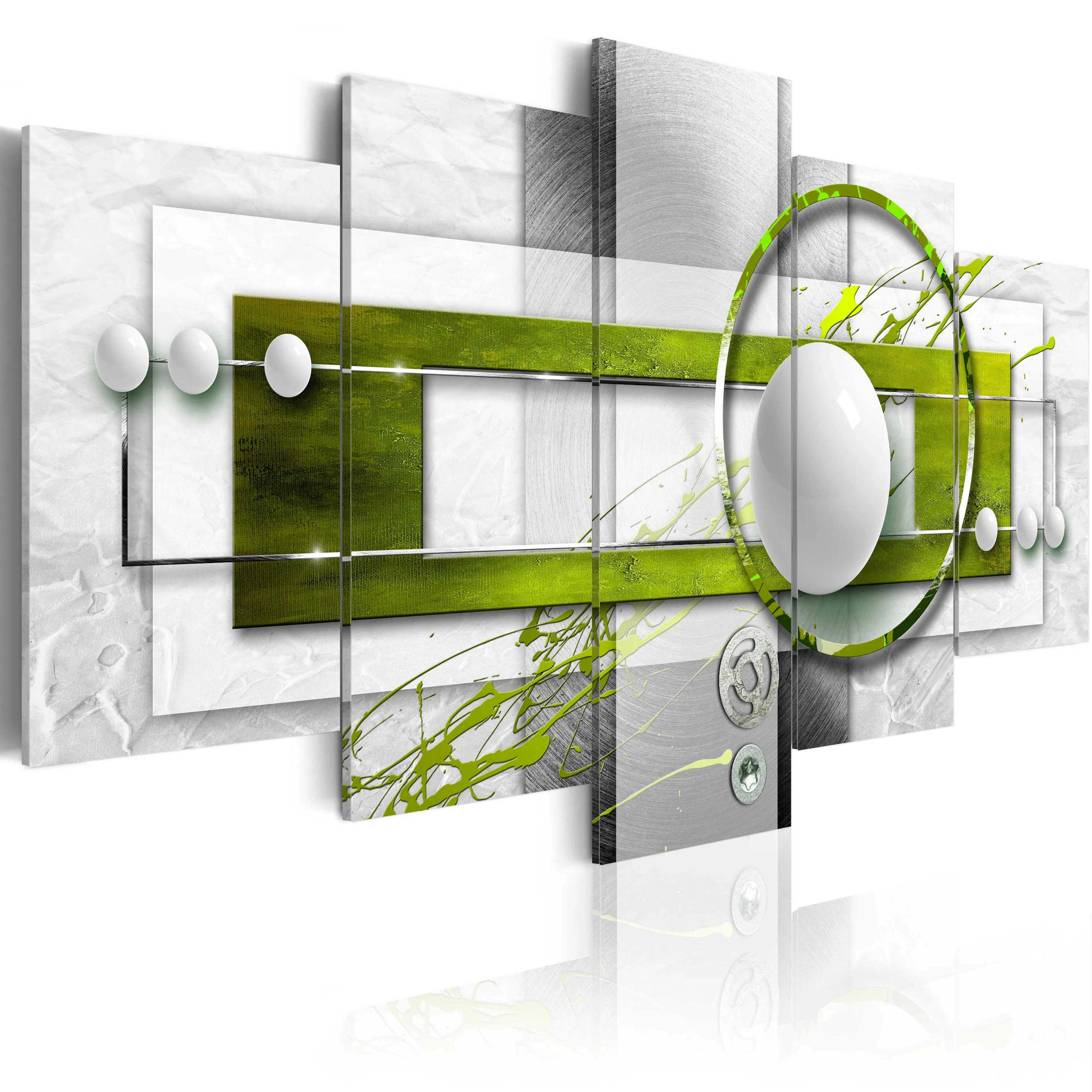 Foto på akryl - Green Energy [Glass] 200x100 Mått: 200x100 cm