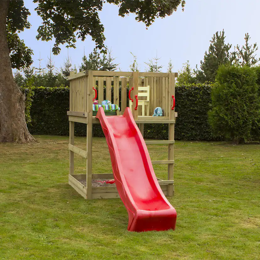 PLUS Play lektorn inkl. röd rutschbana Röd