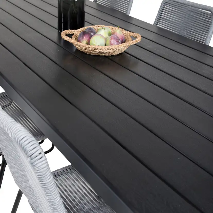 Matgrupp Utomhus Venture Home Break med 6 Lindos Trädgårdsstolar