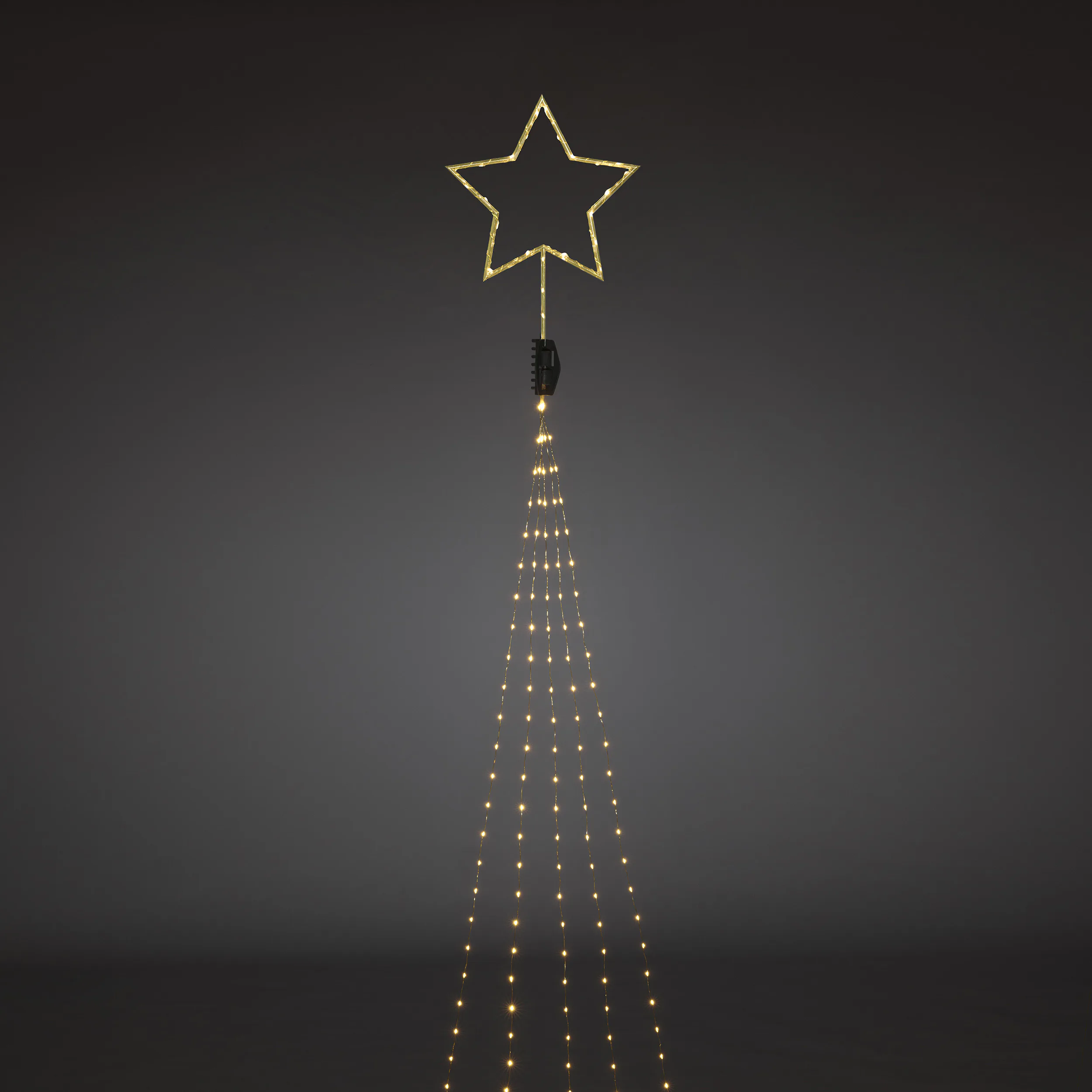 Julgransslinga guldf 274 LED Amber/Guld