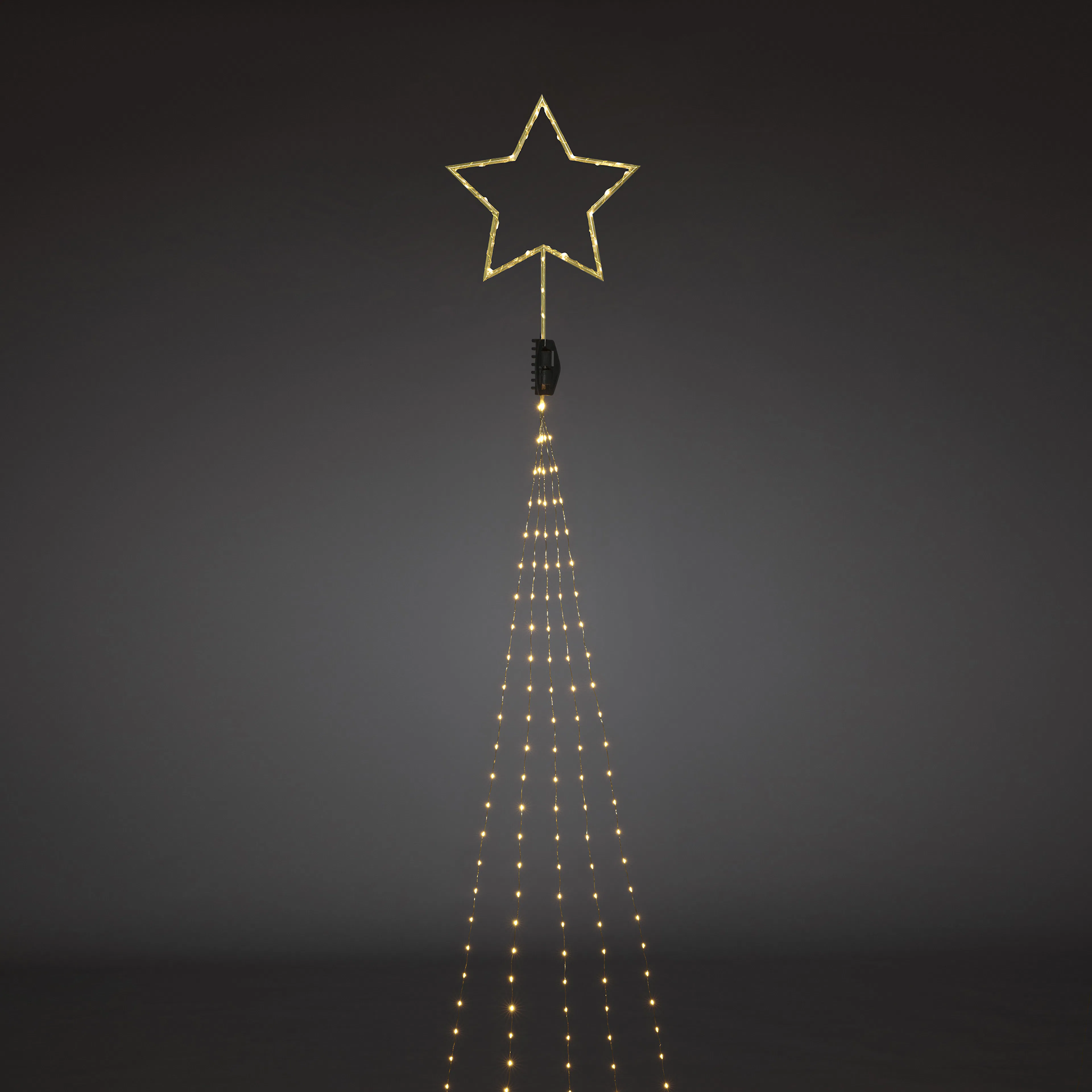 Julgransslinga guldf 274 LED Amber/Guld