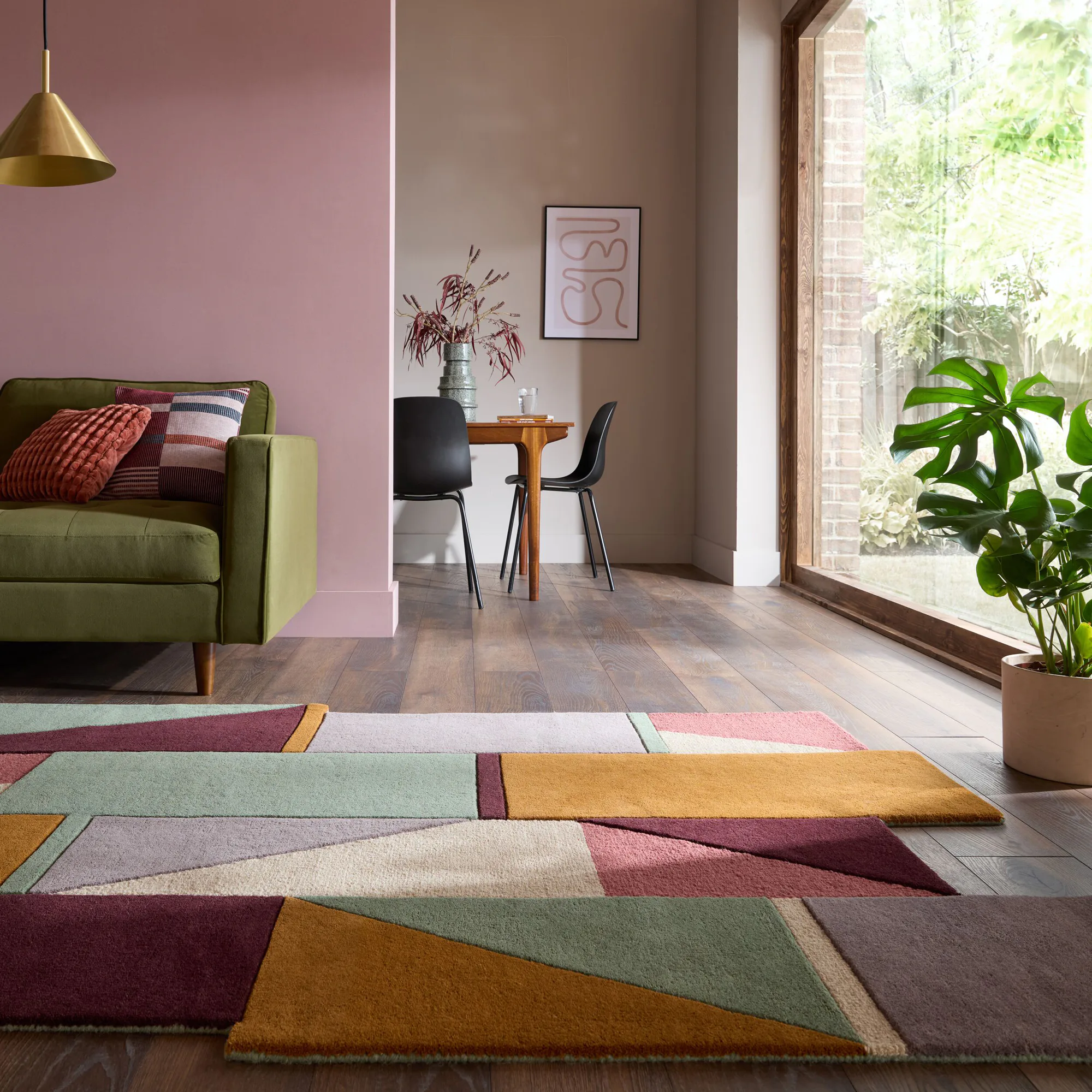 Rektangulär Matta Flair Rugs Shuffle Shaped