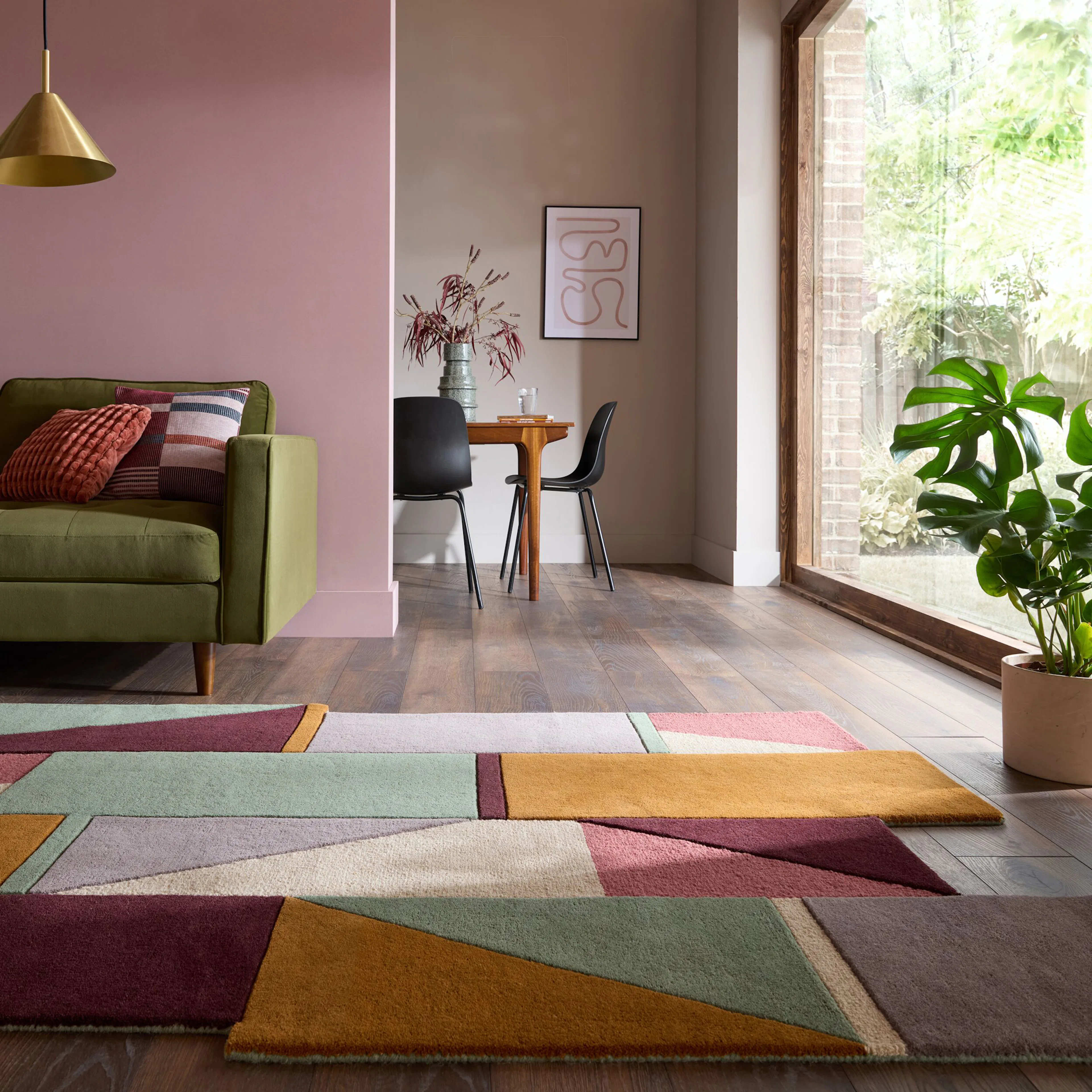 Rektangulär Matta Flair Rugs Shuffle Shaped