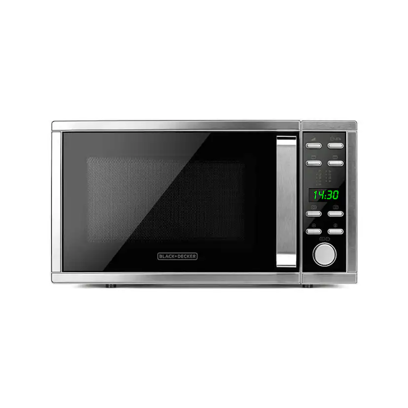 Mikrovågsugn BLACK+DECKER Digital 25L 900W Silver