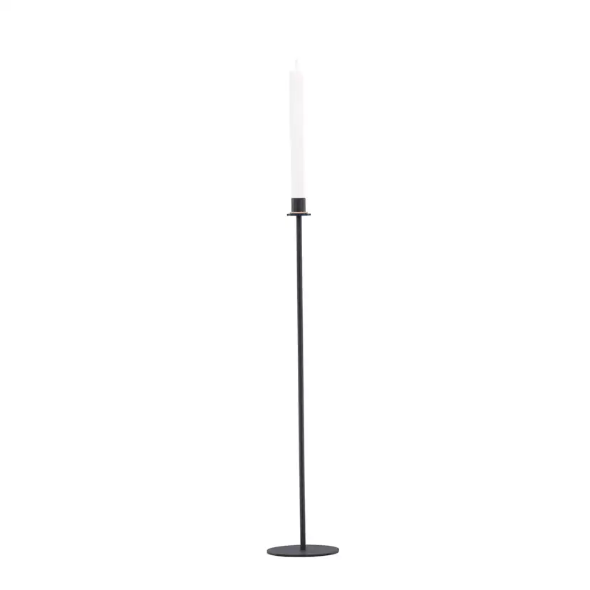 Högehall H70cm Candlestick - Black / 70 cm