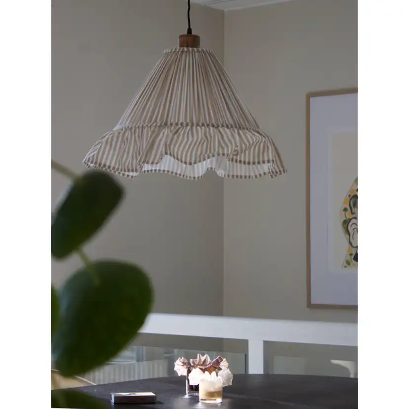 Taklampa PR Home Estrid Skärm med Volang
