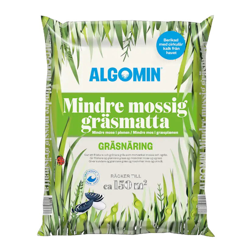 Gräsmattegödsel Algomin Mindre Mossig Gräsmatta 6,5 Kg