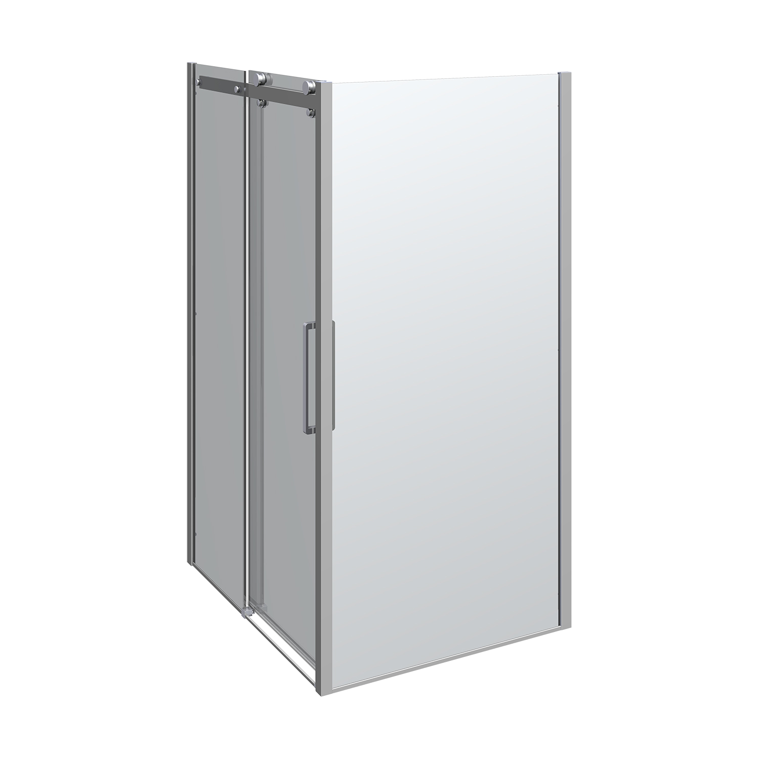 Duschhörna Dansani Deluxe XXL Skjutdörr med En Fast Vägg