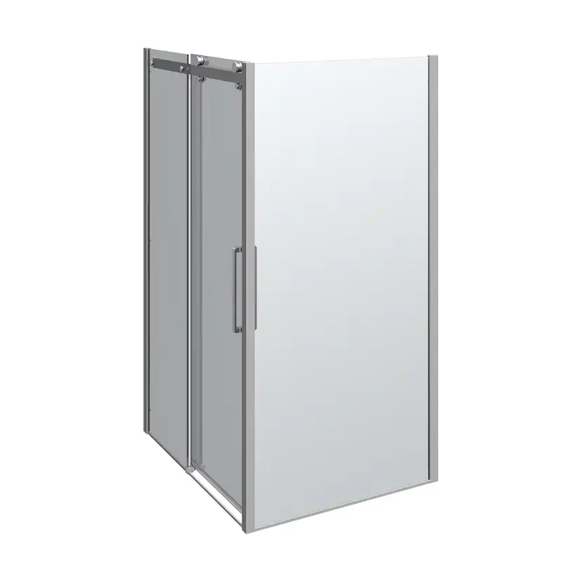 Deluxe skjutdörr med 1 fast vägg, vändbar, 120x100 cm 1200x1000 mm