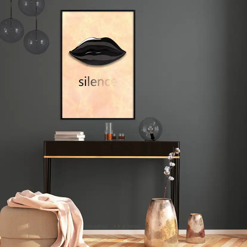 Poster Artgeist Affisch Sweet Silence