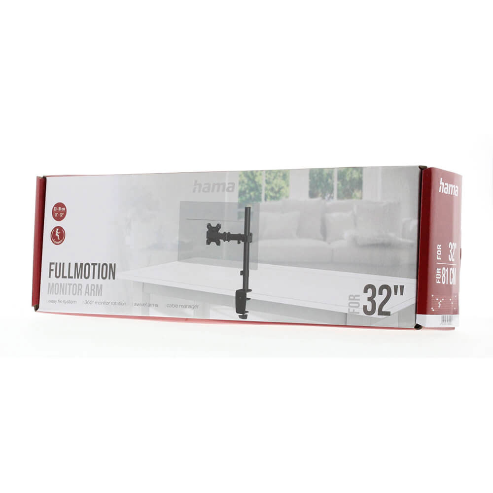 Monitorfäste Hama För En Bildskärm XL Svart 13-32"