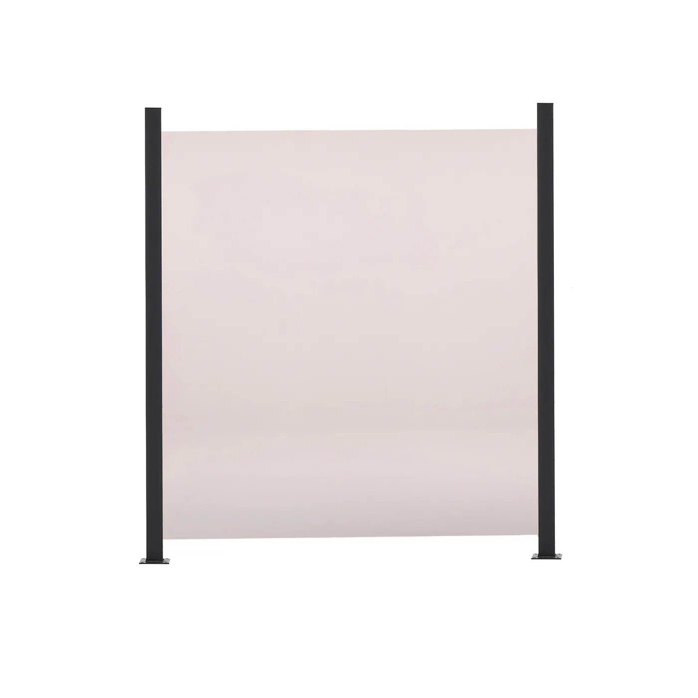 GLASFENCE 100x100 CM 6MM SMOKED W/ALULIST 6 MODULS INCL. 7 M 100x100 cm, 6 Moduler + 7 Stolpar
