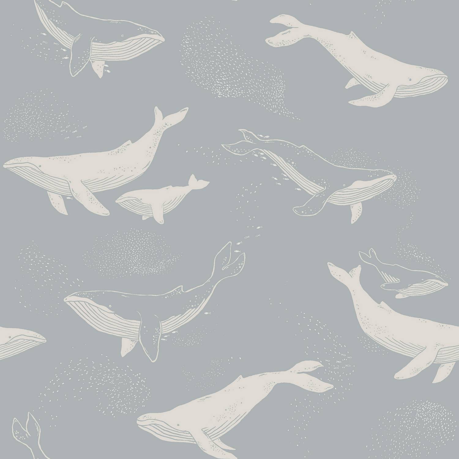 Tapet Boråstapeter Whales 6942